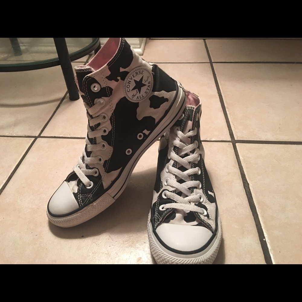High top Cow Print Converse
